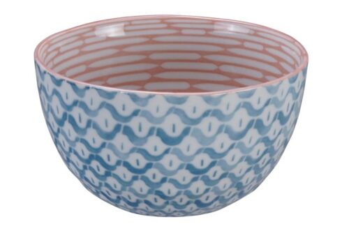 Tokyo Design Studio - Mixed Bowls - Blauw/Roze Kom - 15 x 8,5cm 750ml