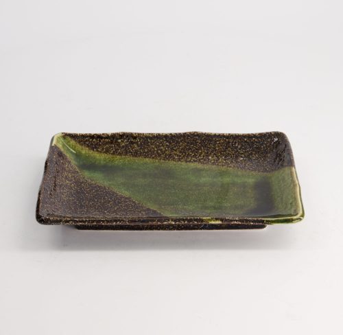 Tokyo Design Studio - Large Plates - Rechthoekig Bord - Amanogawa - Groen- 21x13.5x2.8cm